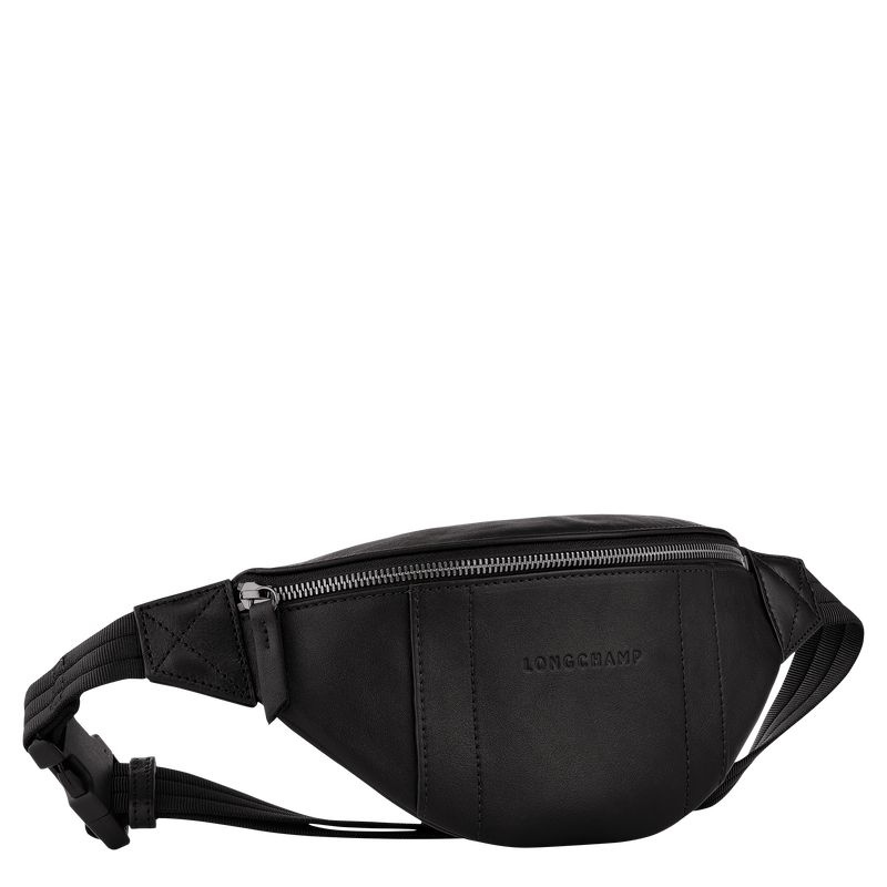 Black Women's Longchamp 3D S Belt Bags | 6021-LDVRN