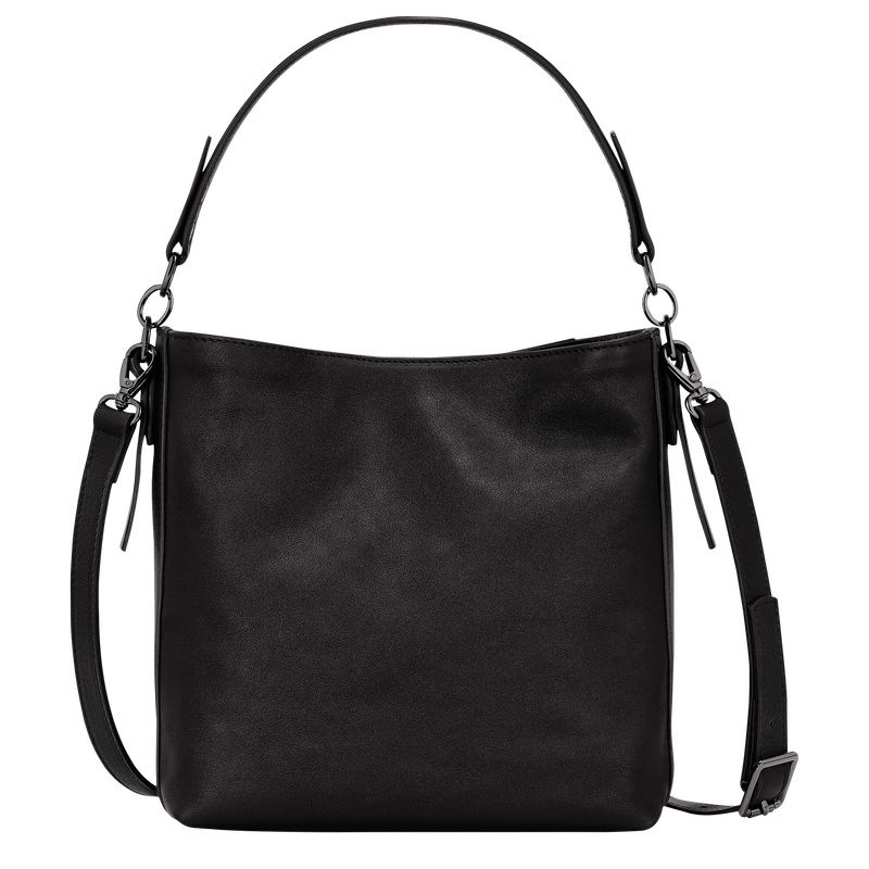 Black Women's Longchamp 3D S Crossbody Bags | 7582-IBUMC