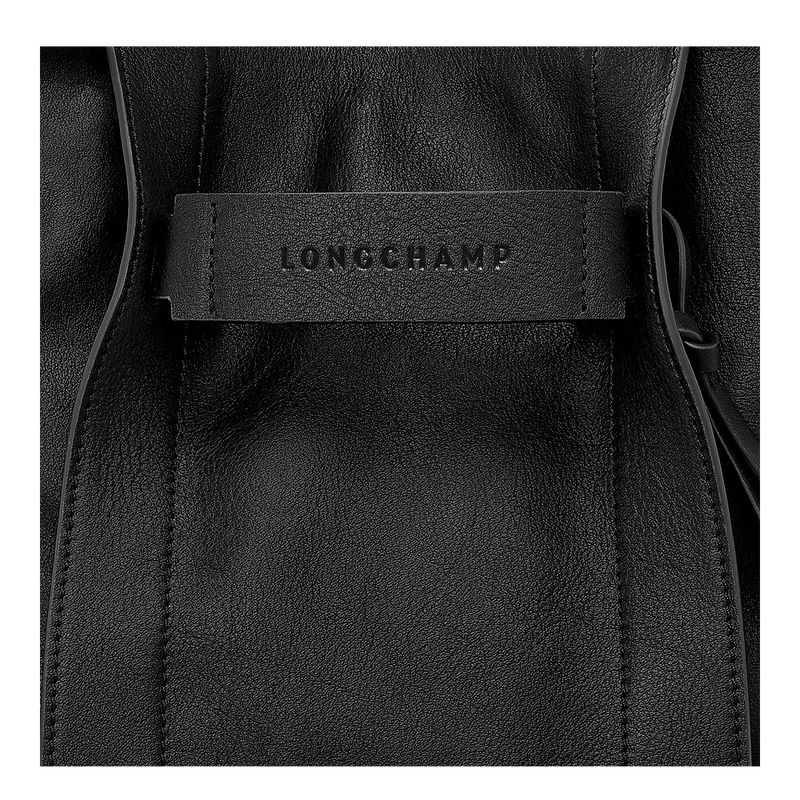 Black Women's Longchamp 3D S Crossbody Bags | 7582-IBUMC