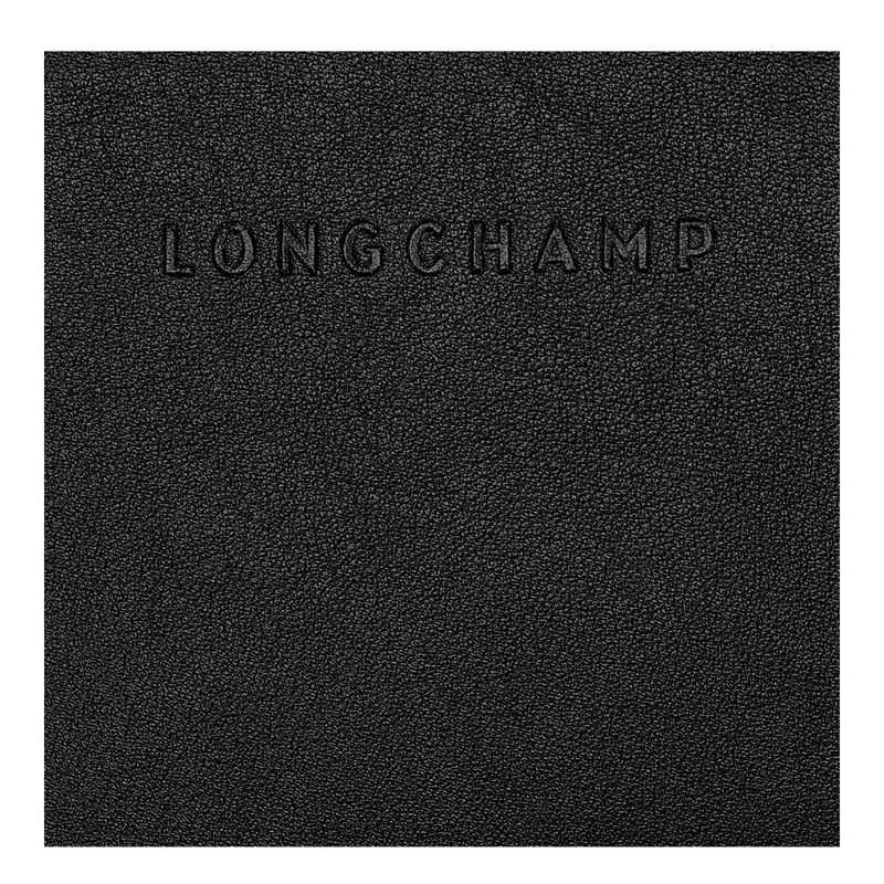 Black Women's Longchamp 3D Wallet | 3618-QMAFB