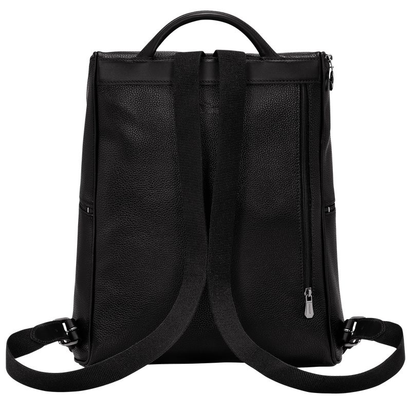 Black Women's Longchamp Le Foulonné Backpacks | 4275-KCRXZ