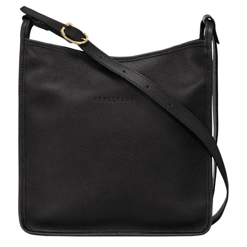 Black Women\'s Longchamp Le Foulonné M Crossbody Bags | 6289-TNHLQ