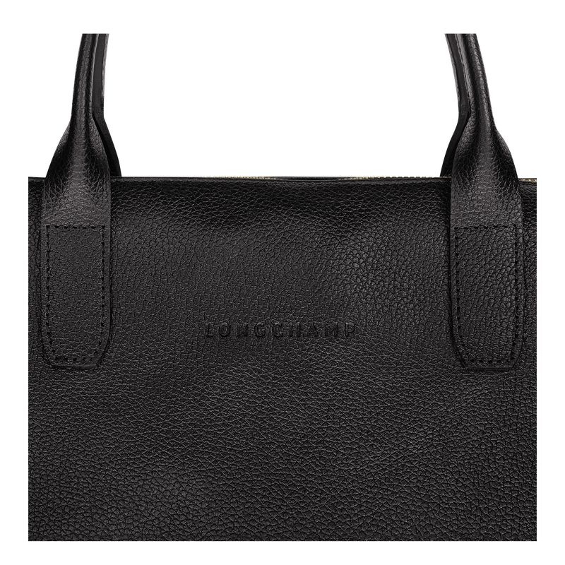 Black Women's Longchamp Le Foulonné S Briefcase | 8140-OBAZF