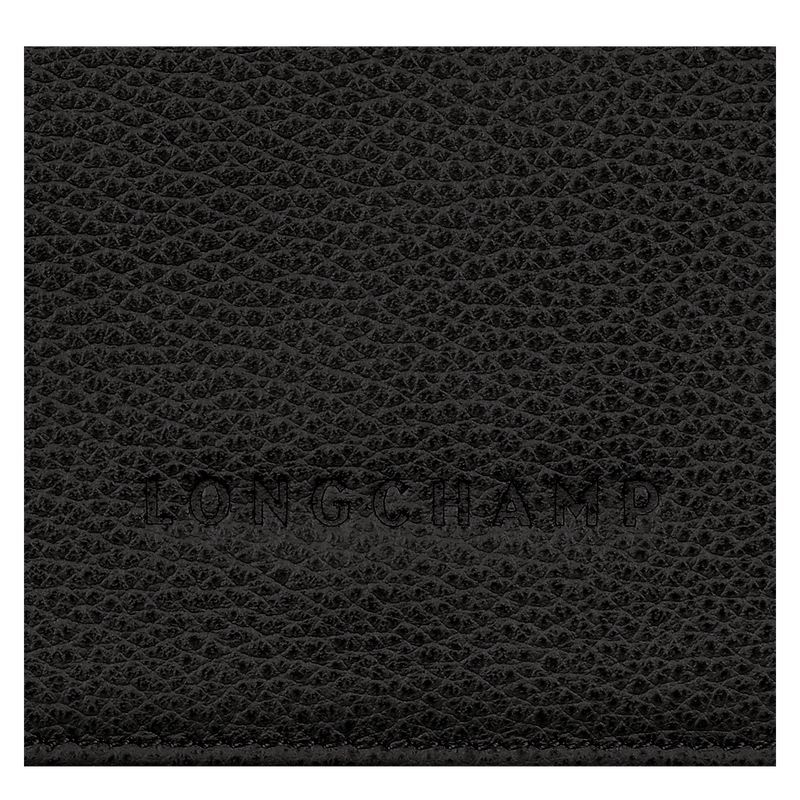 Black Women's Longchamp Le Foulonné Wallet | 3016-OQKHP