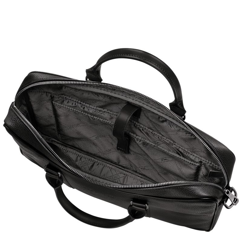 Black Women's Longchamp Le Foulonné XS Briefcase | 2509-CQNBJ