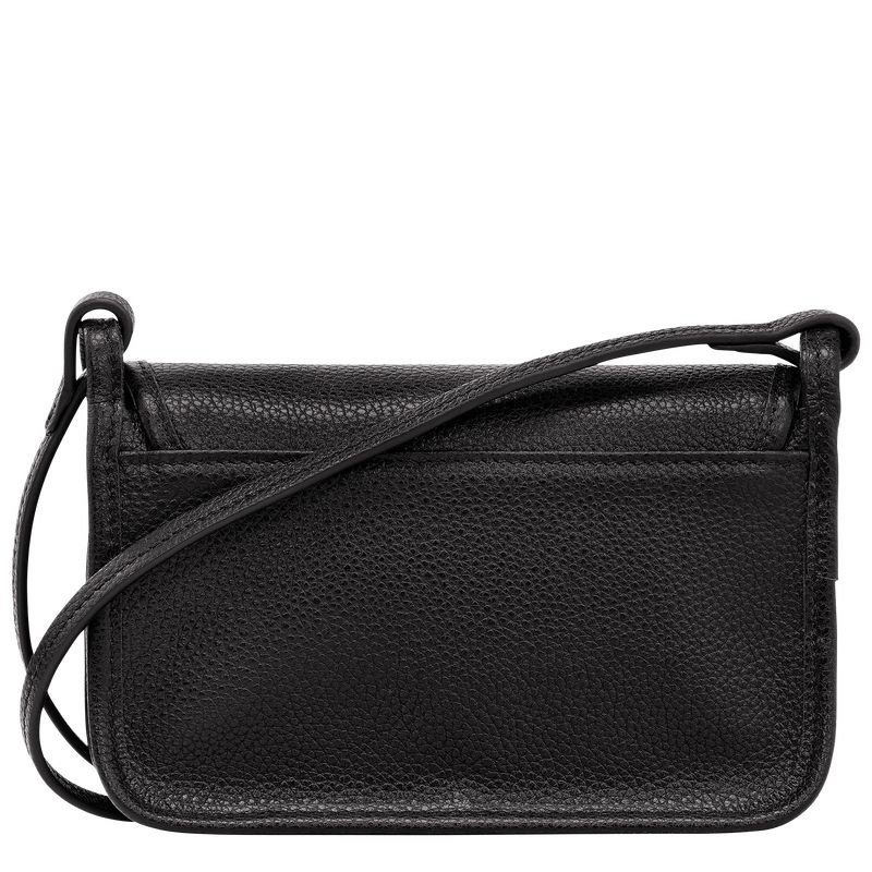 Black Women's Longchamp Le Foulonné XS Clutch Bag | 7539-VESDU