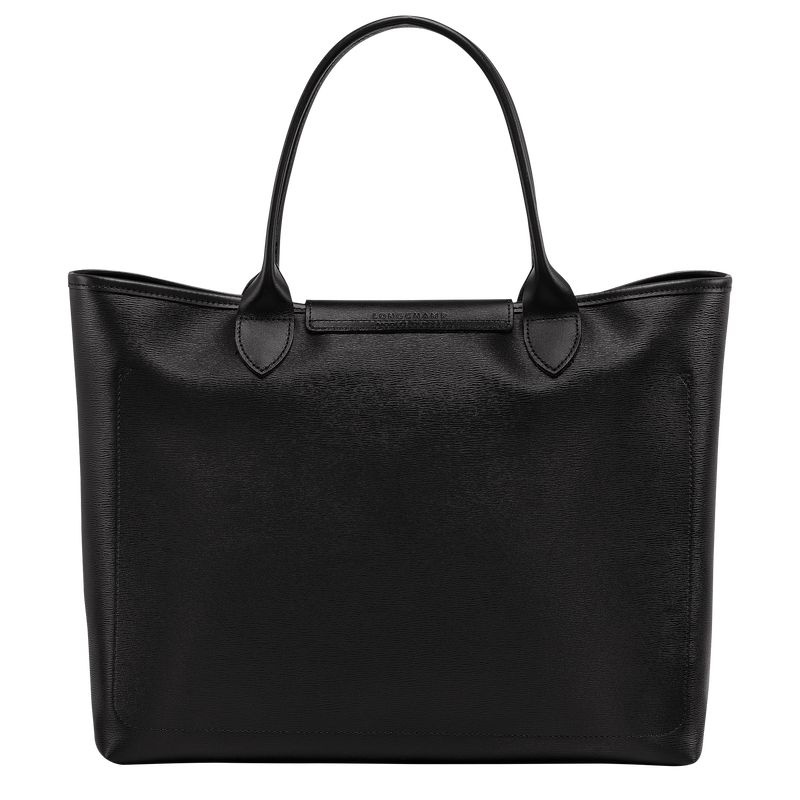 Black Women's Longchamp Le Pliage City L Tote Bags | 4270-HXROF