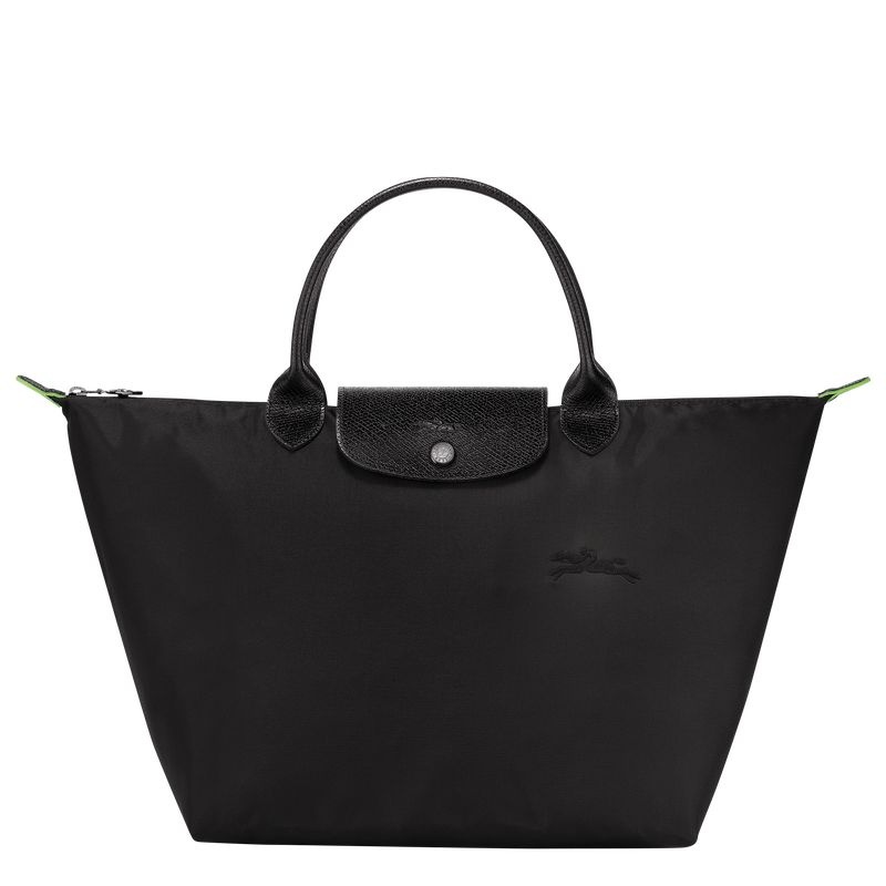 Black Women\'s Longchamp Le Pliage Green M Handbag | 0761-PWARM