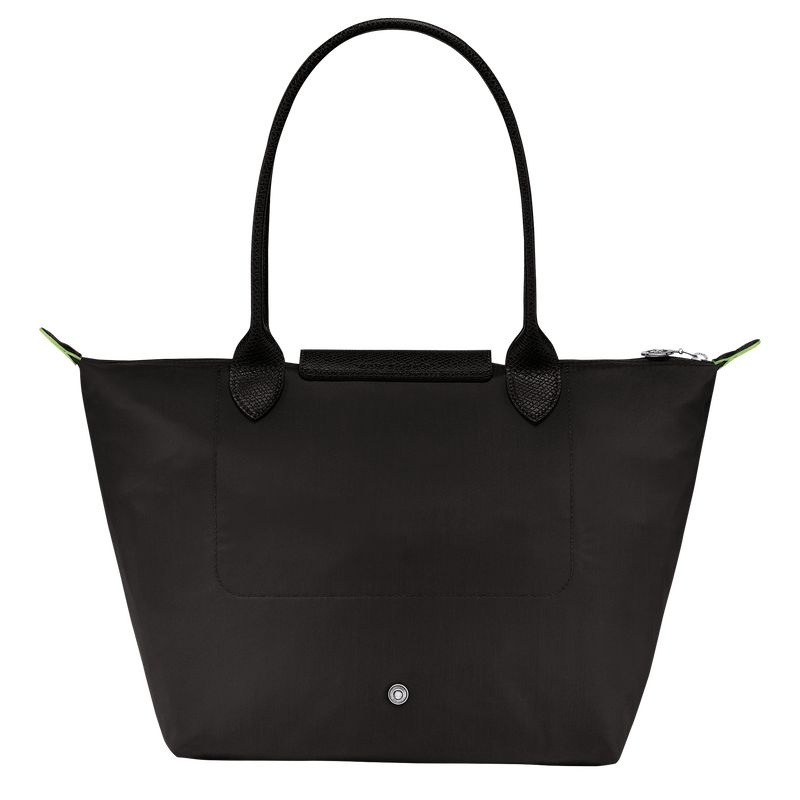 Black Women's Longchamp Le Pliage Green M Tote Bags | 0893-KSENH