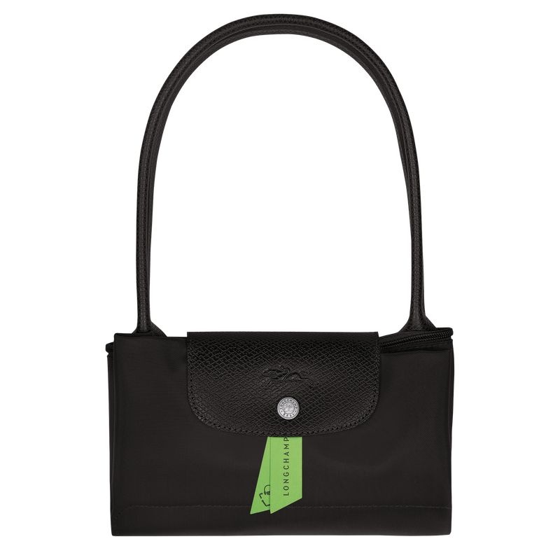 Black Women's Longchamp Le Pliage Green M Tote Bags | 0893-KSENH