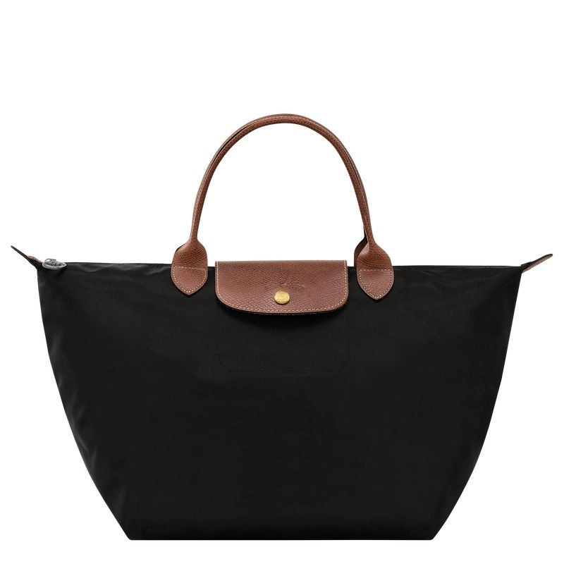 Black Women\'s Longchamp Le Pliage Original M Handbag | 2495-WFVTI