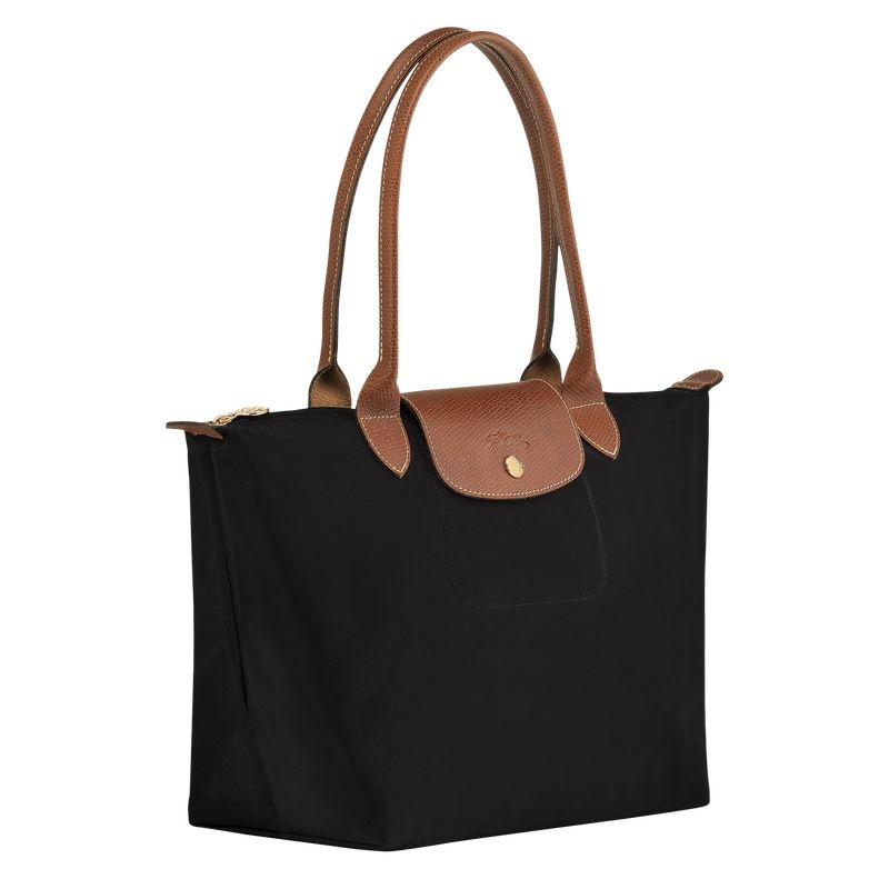 Black Women's Longchamp Le Pliage Original M Tote Bags | 9368-OHEFN