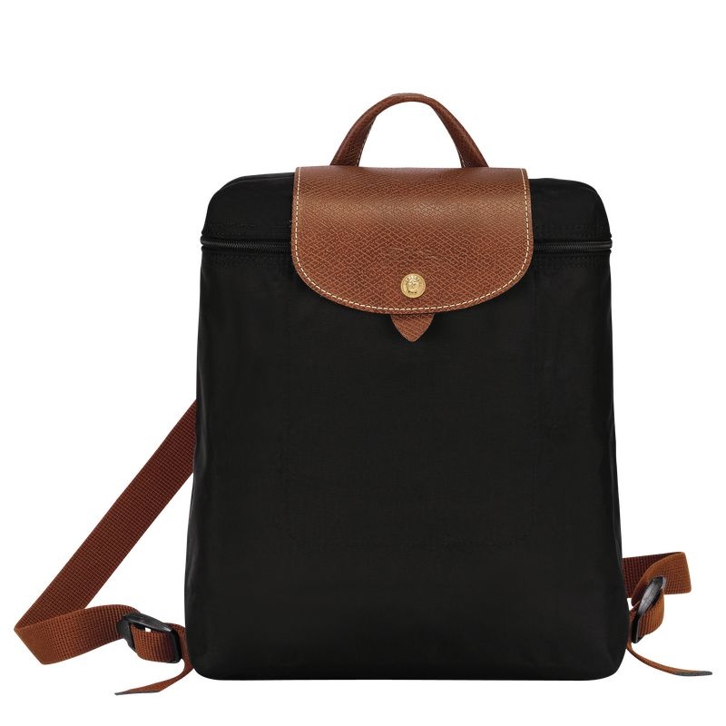 Black Women\'s Longchamp Le Pliage Original M Backpacks | 9780-MPGTO