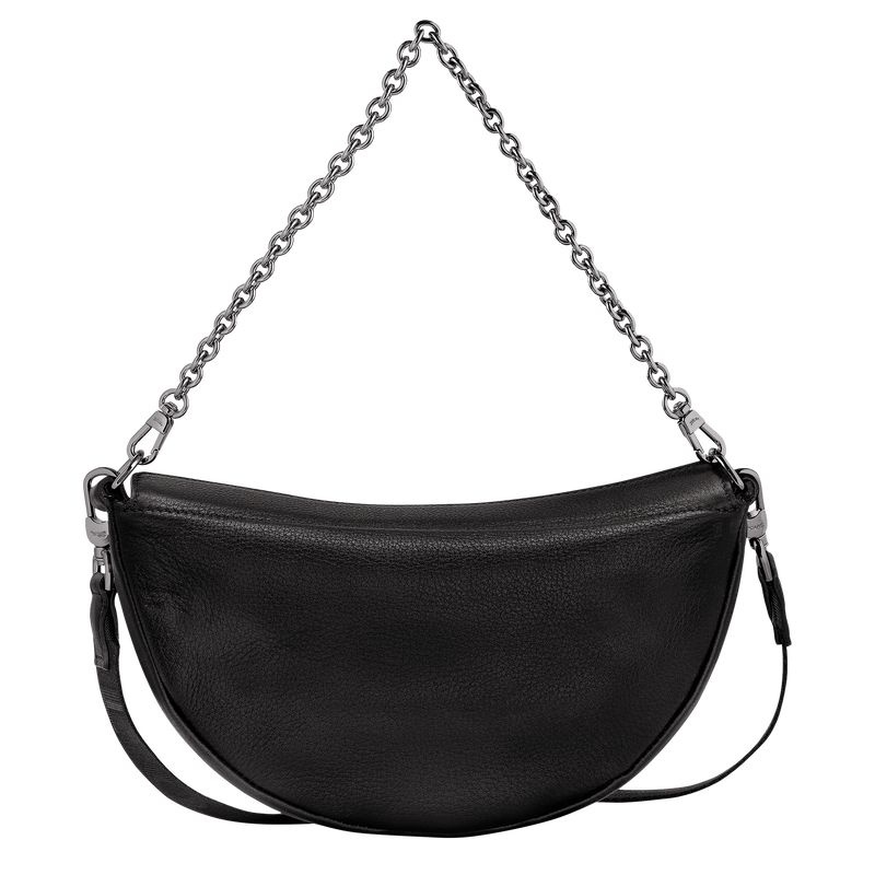 Black Women's Longchamp Smile S Shoulder Bags | 7809-YEGXS