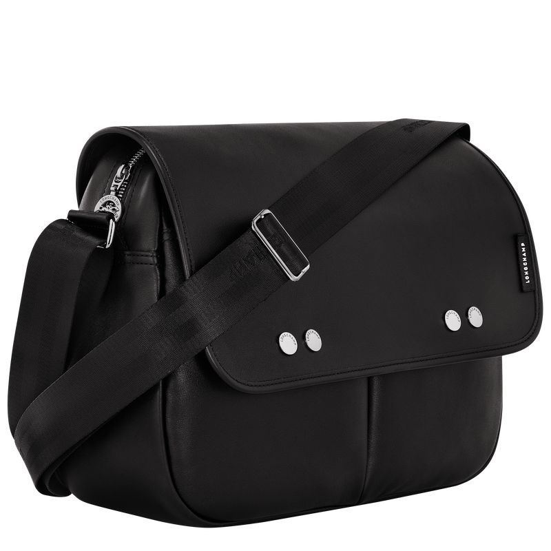 Black Women's Longchamp Très Paris M Crossbody Bags | 1345-JBOLZ