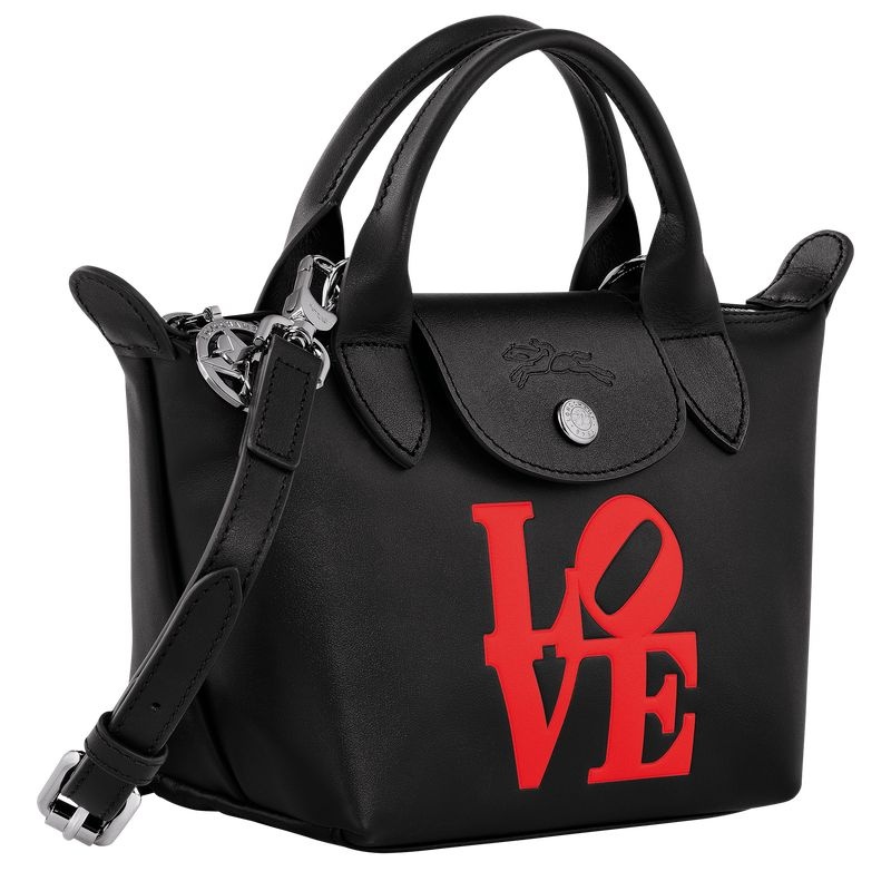 Black Women's Longchamp x Robert Indiana XS Handbag | 9135-QLATK