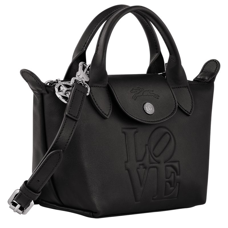 Black Women's Longchamp x Robert Indiana XS Handbag | 7952-RDUWJ