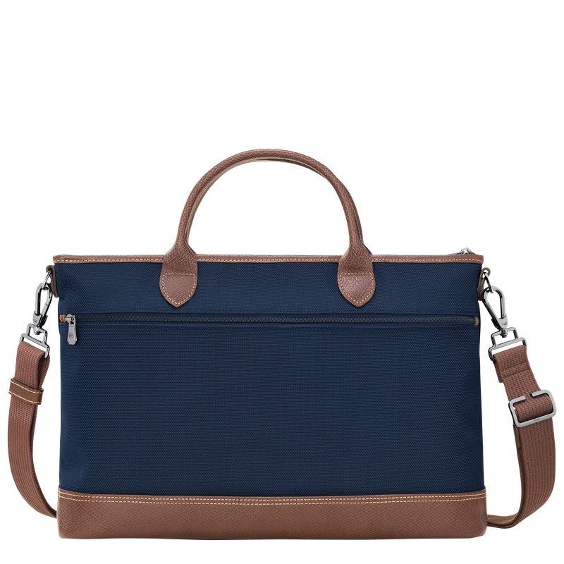 Blue Men's Longchamp Boxford S Briefcase | 1869-UAKEH