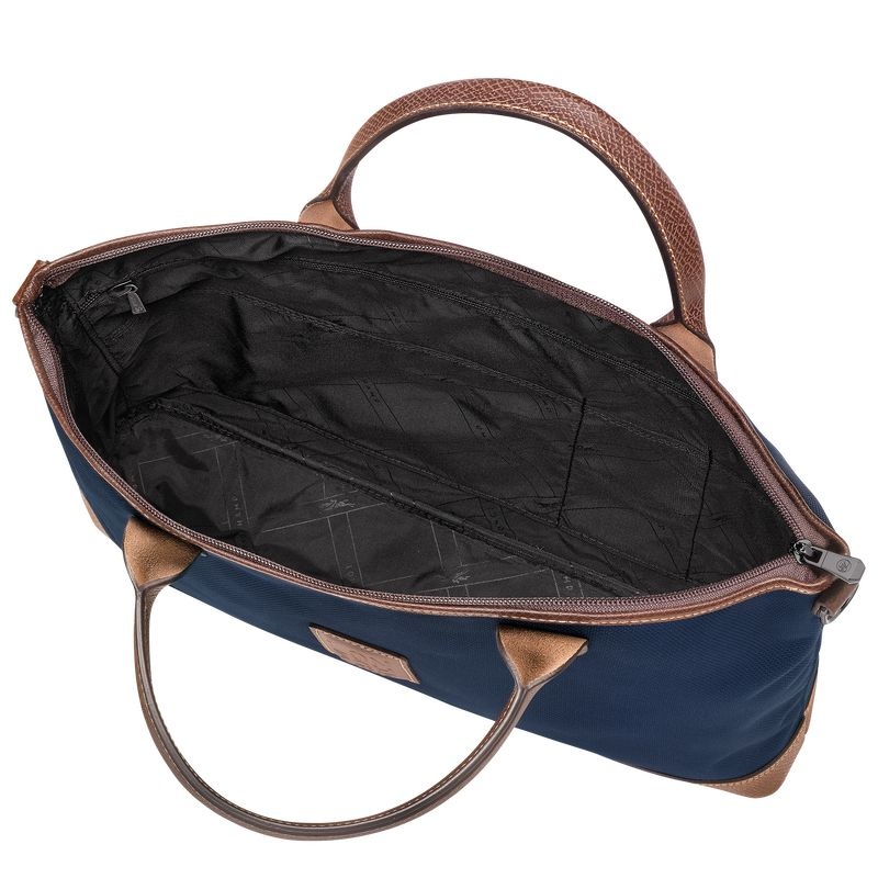 Blue Men's Longchamp Boxford S Briefcase | 1869-UAKEH