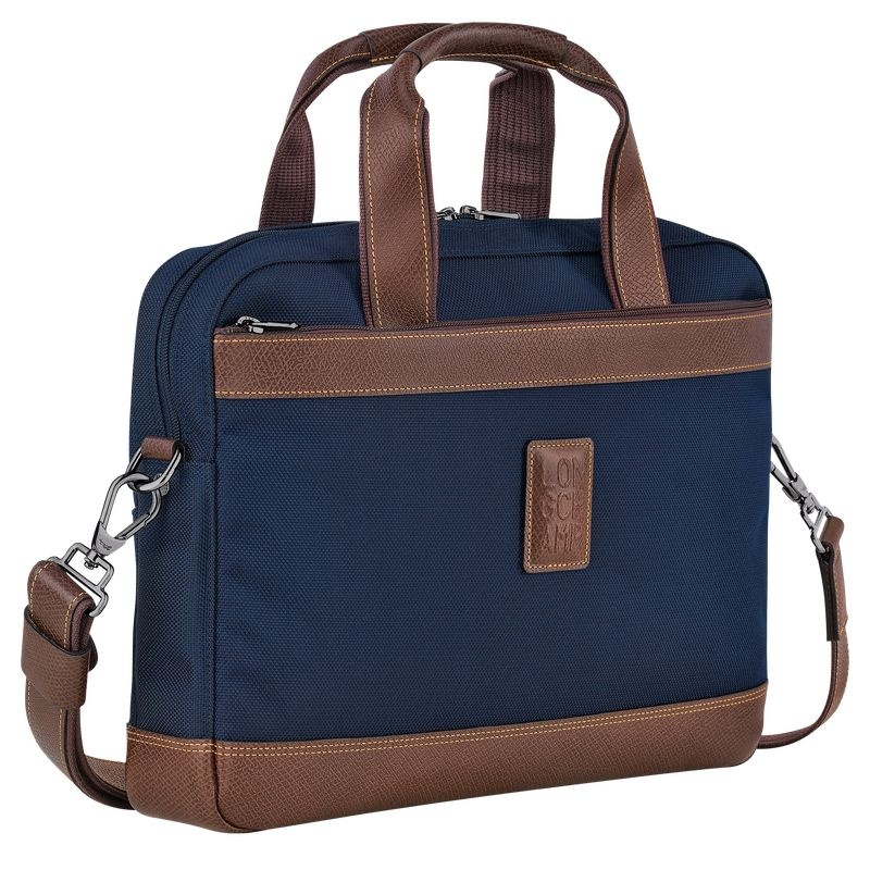 Blue Men's Longchamp Boxford S Briefcase | 4285-IMQAW