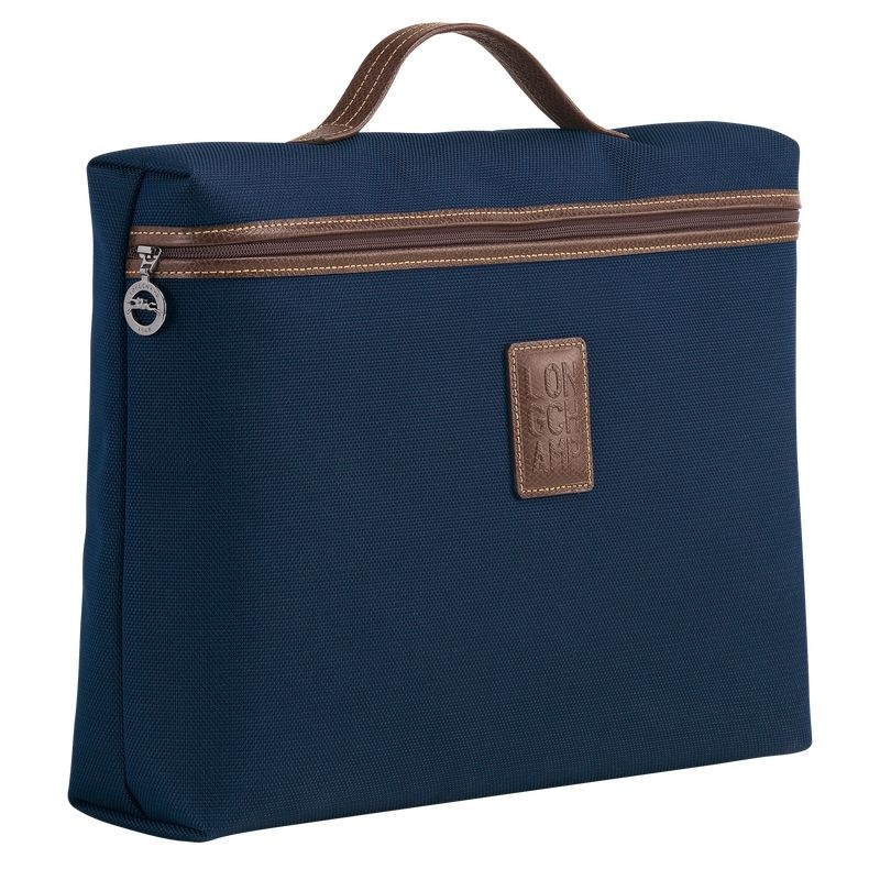 Blue Men's Longchamp Boxford S Briefcase | 3567-ZRTGS