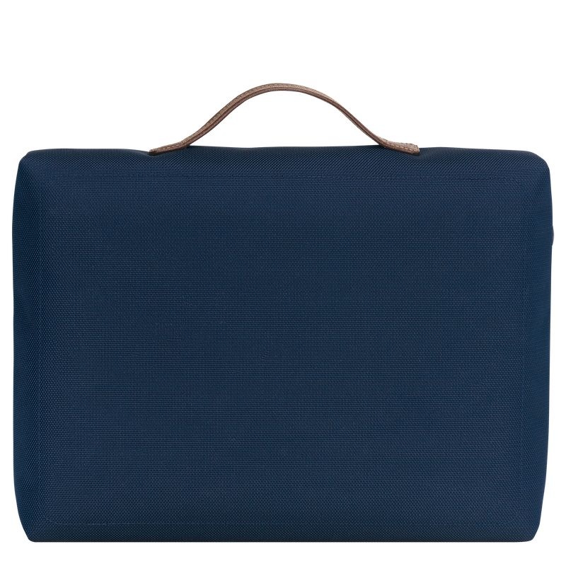 Blue Men's Longchamp Boxford S Briefcase | 3567-ZRTGS