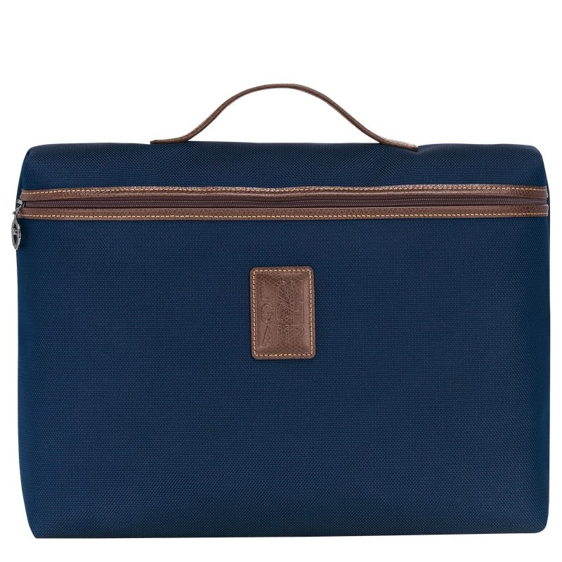 Blue Men\'s Longchamp Boxford S Briefcase | 3567-ZRTGS