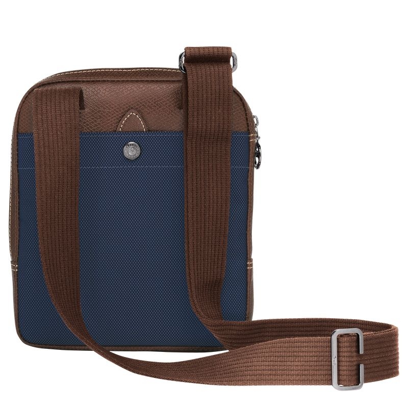 Blue Men's Longchamp Boxford XS Crossbody Bags | 3790-XCRVZ