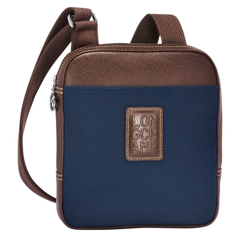 Blue Men\'s Longchamp Boxford XS Crossbody Bags | 3790-XCRVZ