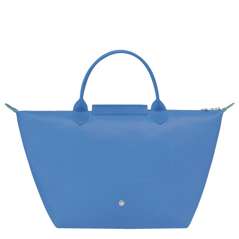 Blue Women's Longchamp Le Pliage Green M Handbag | 9572-ACYTP