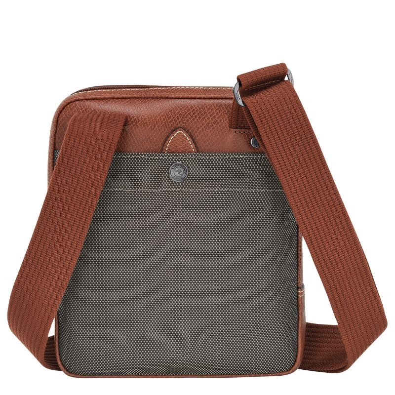 Brown Men's Longchamp Boxford XS Crossbody Bags | 7396-YLFHE