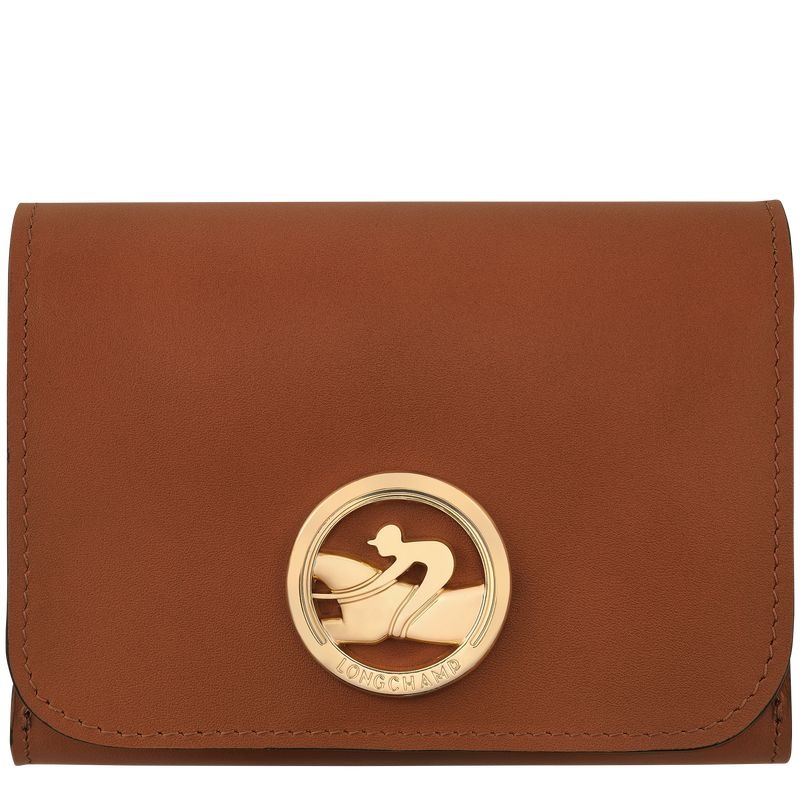 Brown Women\'s Longchamp Box-Trot Wallet | 1856-MJCEX