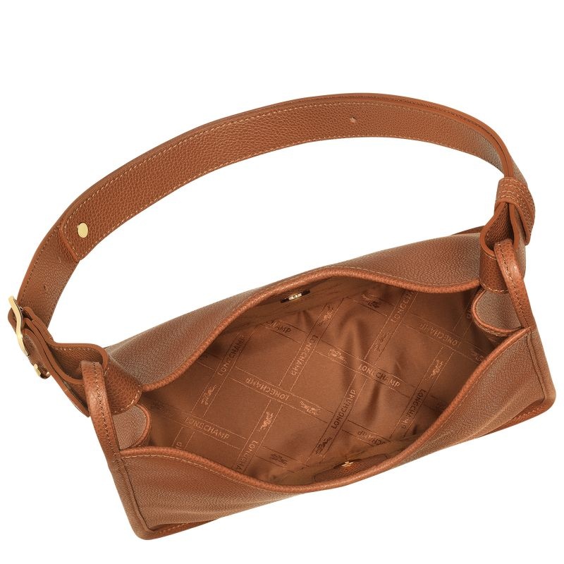 Brown Women's Longchamp Le Foulonné M Hobo Bag | 7469-YWRZI