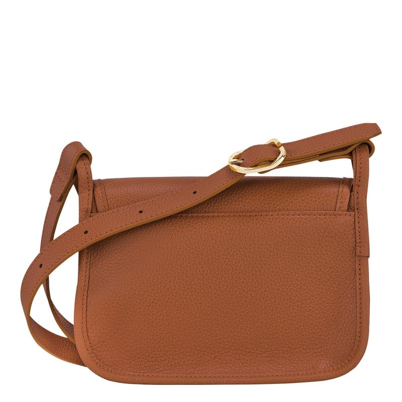 Brown Women's Longchamp Le Foulonné S Crossbody Bags | 1963-OKUEN