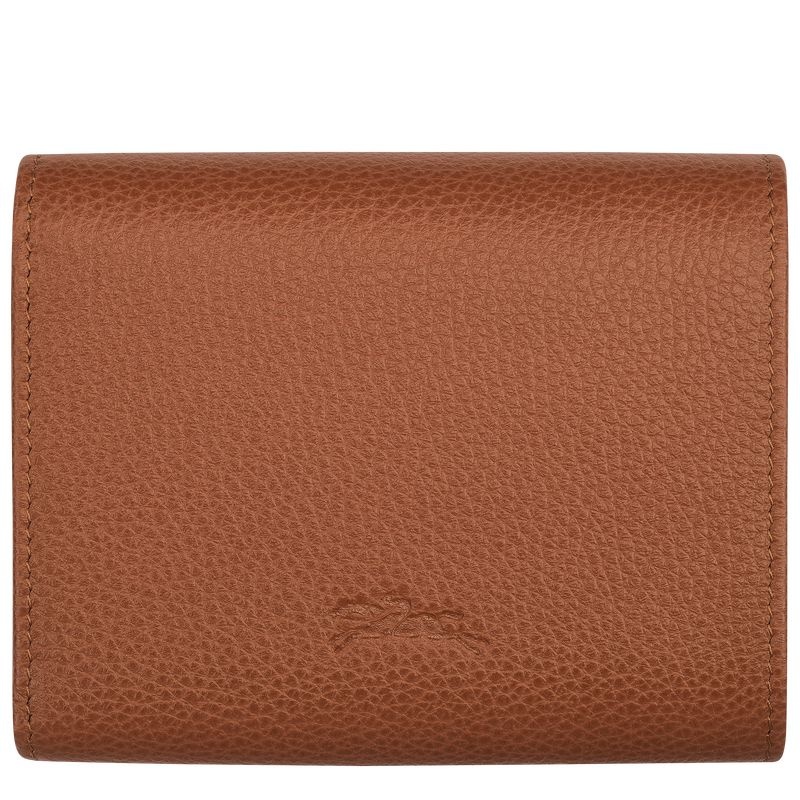 Brown Women's Longchamp Le Foulonné Wallet | 8296-VZRMF