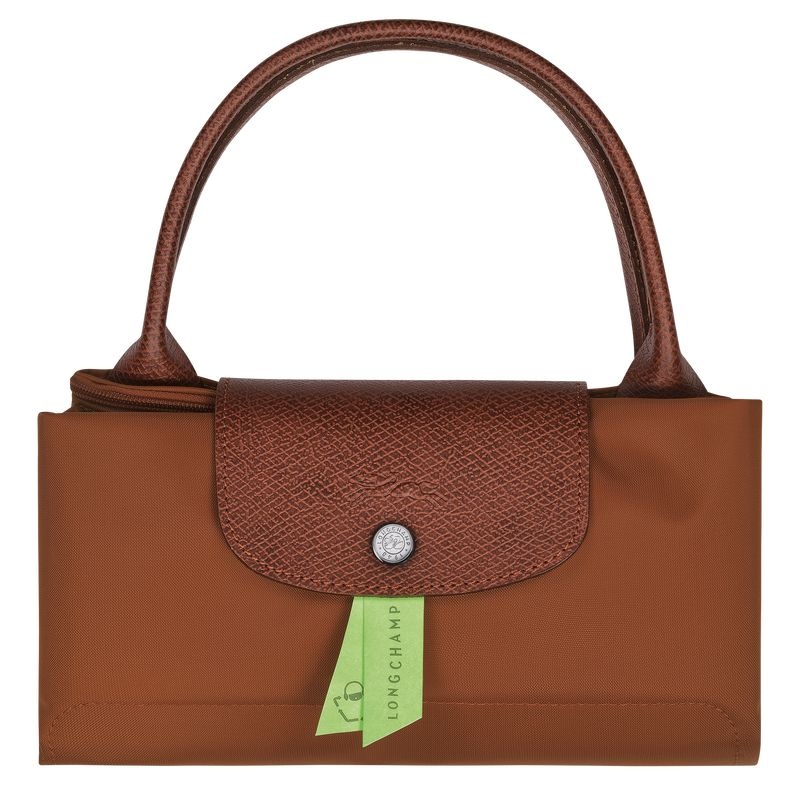 Brown Women's Longchamp Le Pliage Green M Handbag | 4368-CYAVE