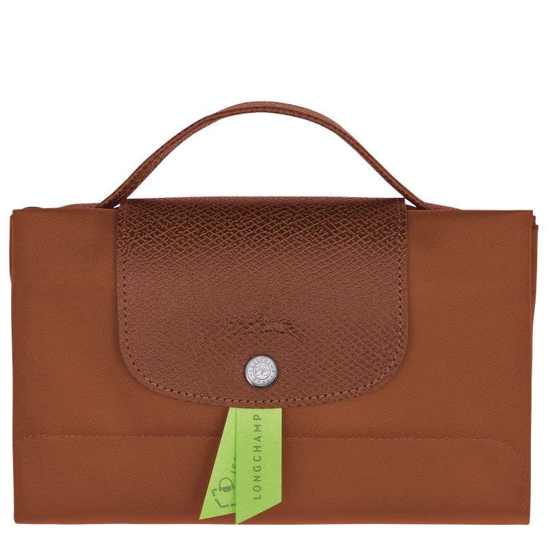 Brown Women's Longchamp Le Pliage Green S Briefcase | 5846-FTCUZ