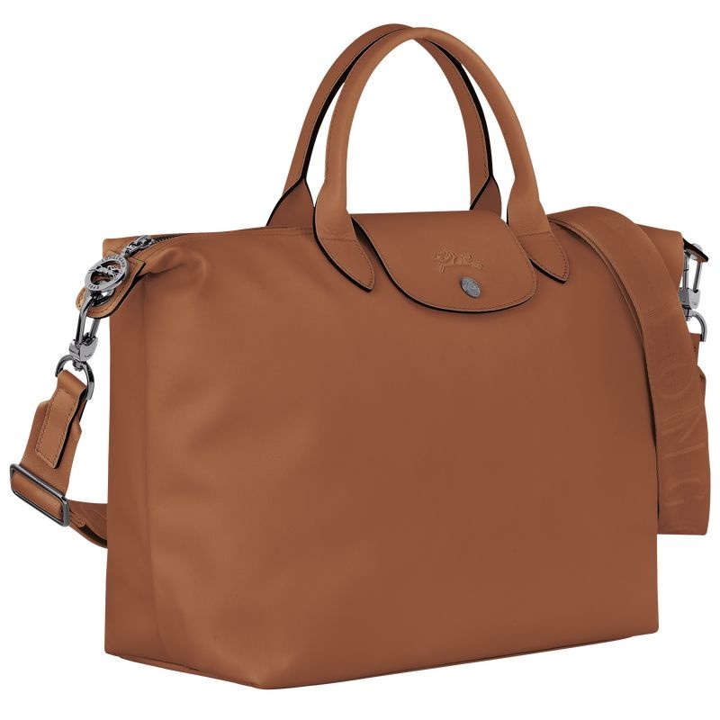 Brown Women's Longchamp Le Pliage Xtra L Handbag | 1632-XCIQJ