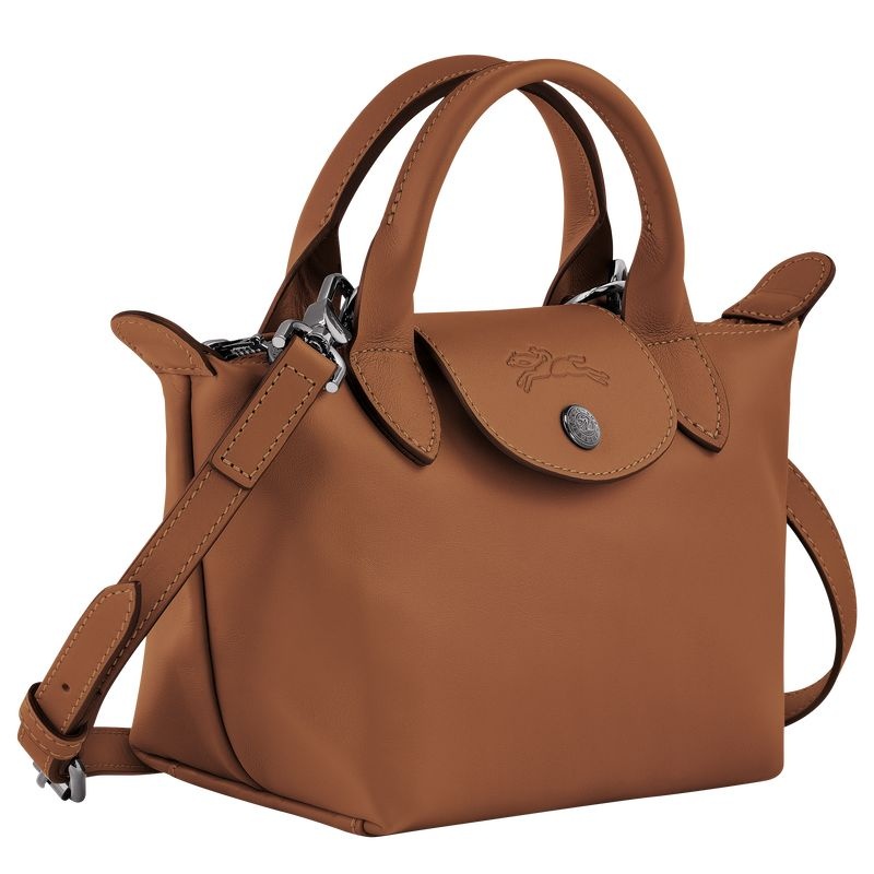 Brown Women's Longchamp Le Pliage Xtra XS Handbag | 7586-XYEDT