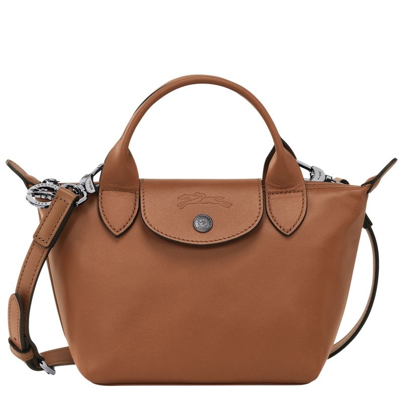 Brown Women\'s Longchamp Le Pliage Xtra XS Handbag | 7586-XYEDT