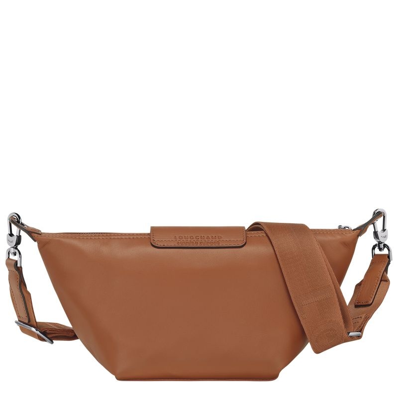 Brown Women's Longchamp Le Pliage Xtra XS Shoulder Bags | 6081-IAOEF