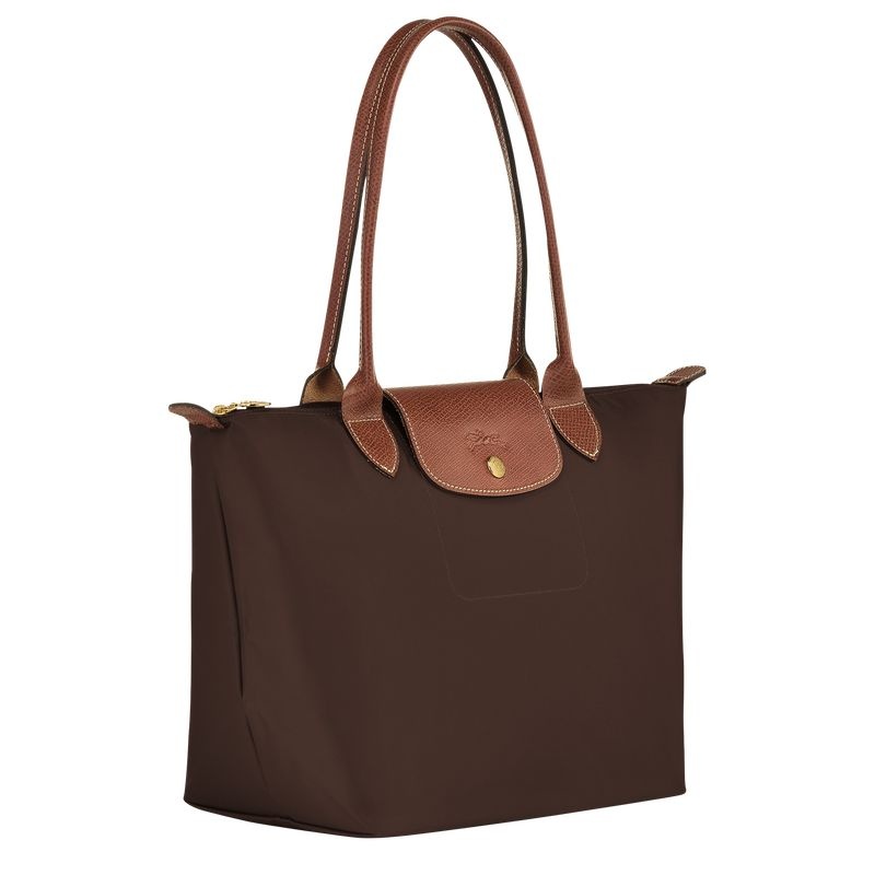 Chocolate Women's Longchamp Le Pliage Original M Tote Bags | 2843-ISCON