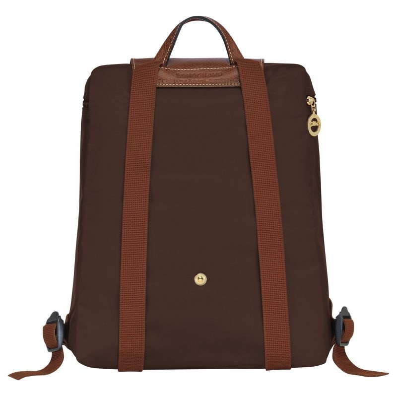 Chocolate Women's Longchamp Le Pliage Original M Backpacks | 3826-FTYBO