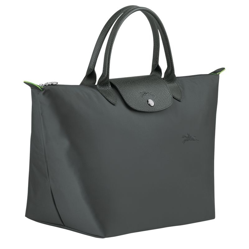 Deep Grey Women's Longchamp Le Pliage Green M Handbag | 4752-XDJKC