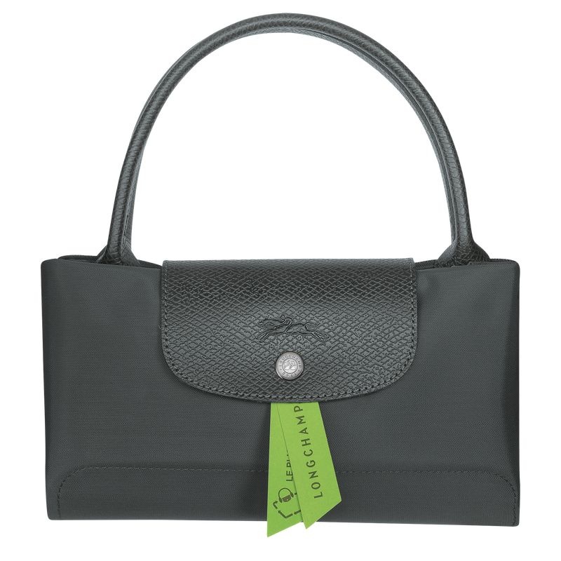 Deep Grey Women's Longchamp Le Pliage Green M Handbag | 4752-XDJKC