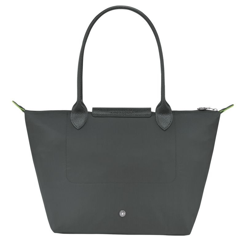 Deep Grey Women's Longchamp Le Pliage Green M Tote Bags | 4602-WPHXC