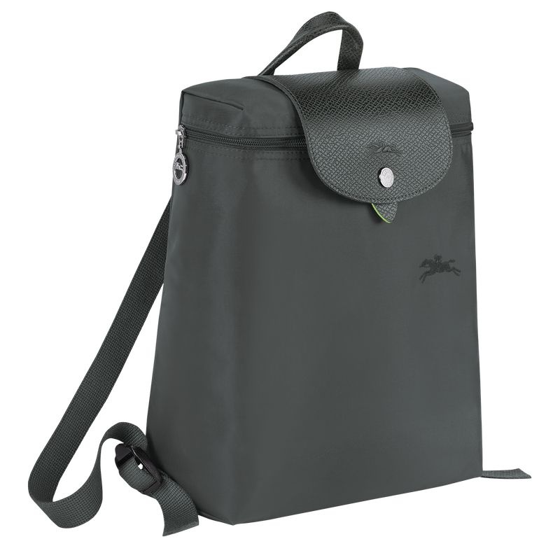 Deep Grey Women's Longchamp Le Pliage Green M Backpacks | 3976-XYSDL