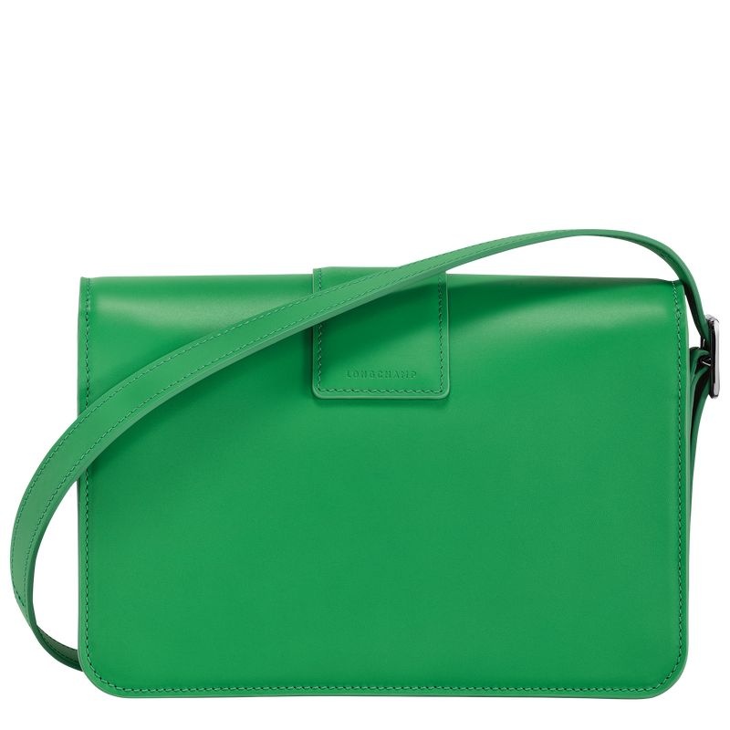 Green Women's Longchamp Box-Trot M Crossbody Bags | 8527-UBLHN