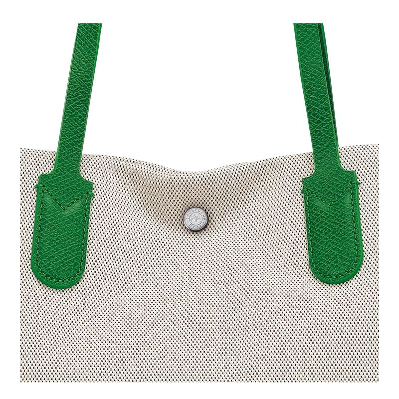 Green Women's Longchamp Essential L Tote Bags | 1674-ROIYS