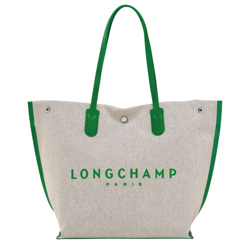 Green Women\'s Longchamp Essential L Tote Bags | 1674-ROIYS